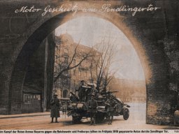 1919 Motor Geschuetz am Sendlingertor